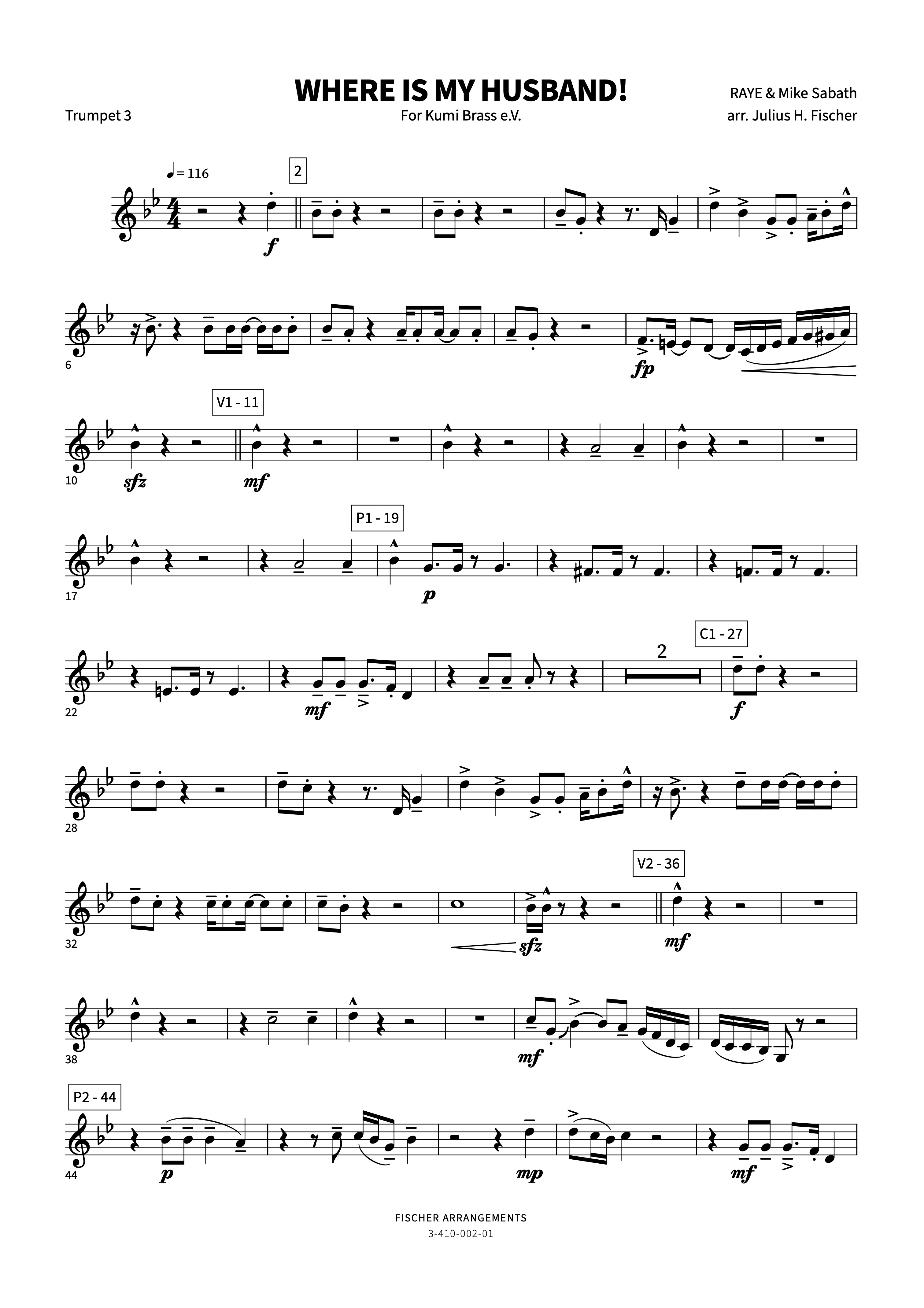 Where Is My Husband!